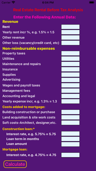 Screenshot #1 pour Real Estate Project Analysis