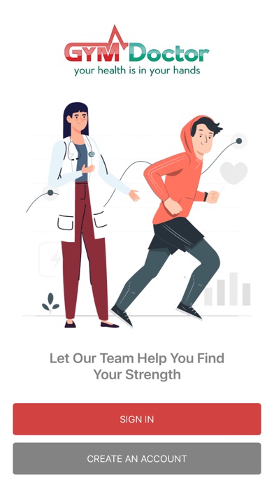 GymDoctor Member app screenshot