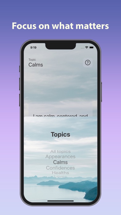 ZenThoughts - Affirmations Screenshot