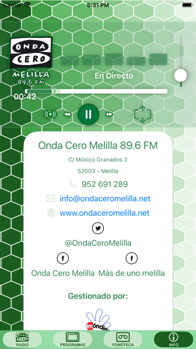 Onda Cero en Melilla Screenshot