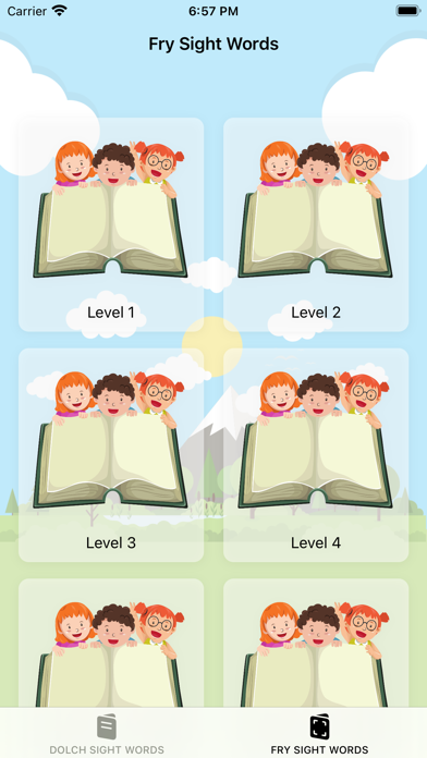 Sight Words Reading Cards Screenshot