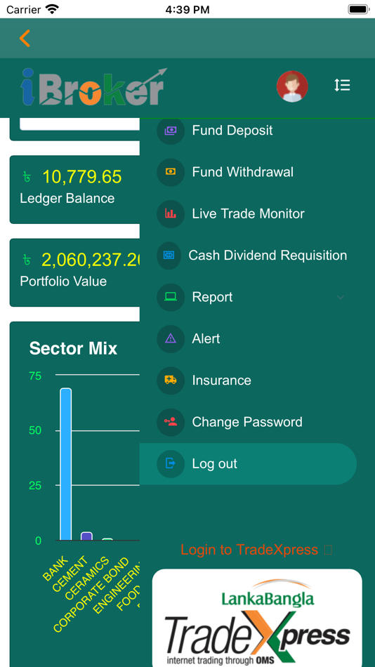 #9. iBroker LBSL (iOS) 由: LankaBangla Securities Limited