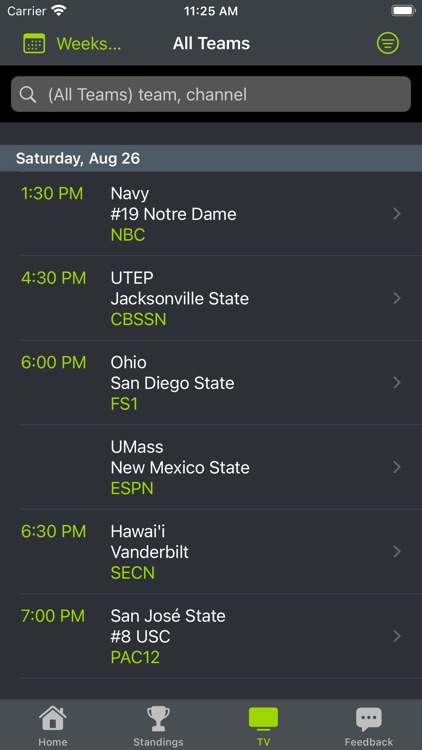 Clemson Football Schedules screenshot-4