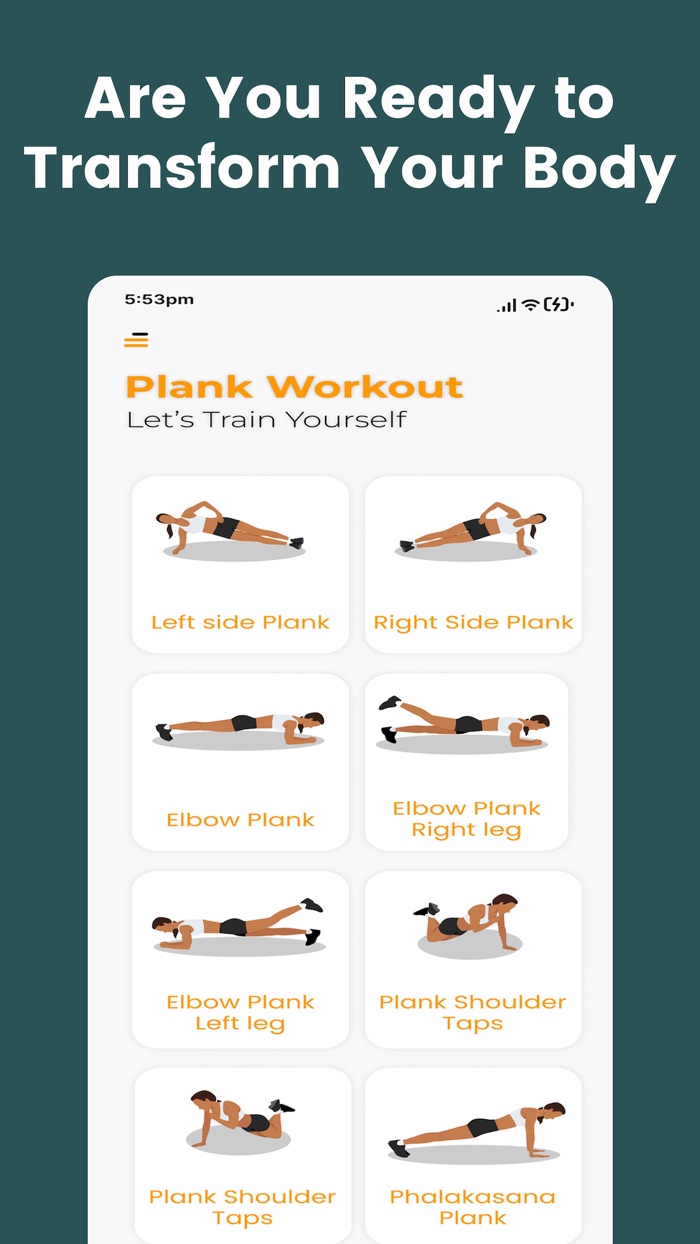 Plank Core  Challenge