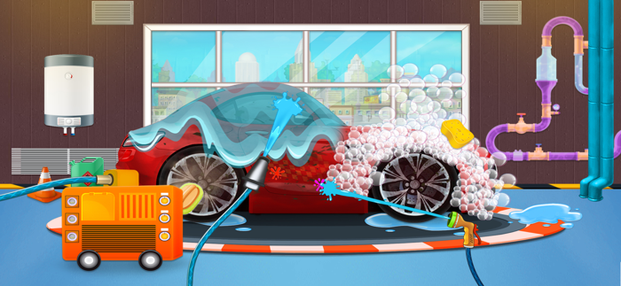 Car Salon Car wash Simulation