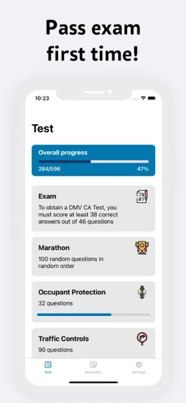 Game screenshot California DMV — practice test hack