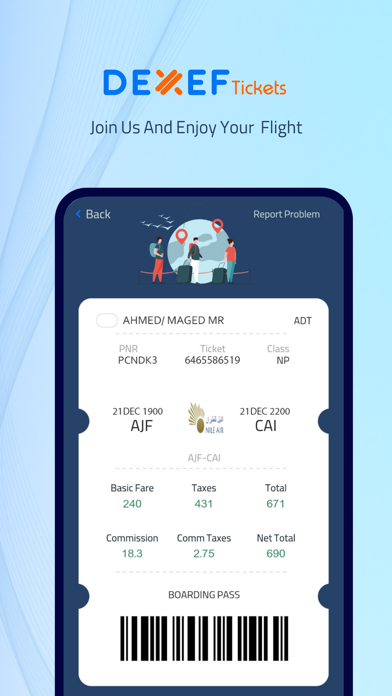 Dexef Tickets Screenshot