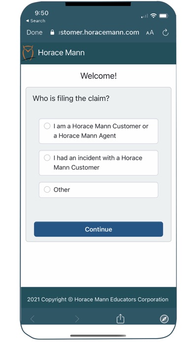 Horace Mann Mobile Screenshot