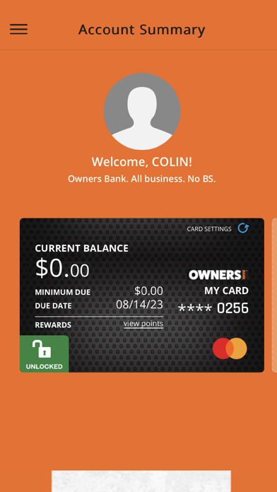 Owners Credit Screenshot