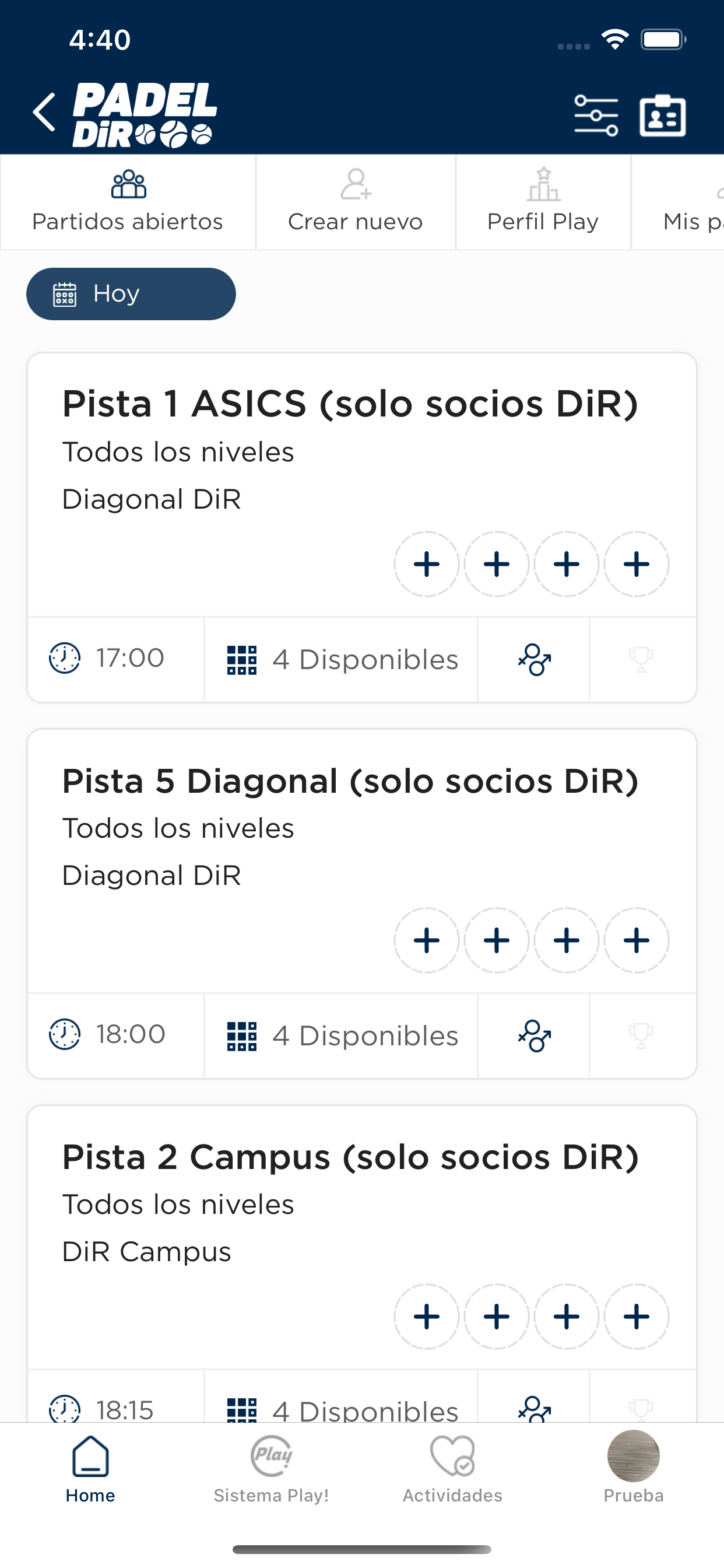 Padel DiR