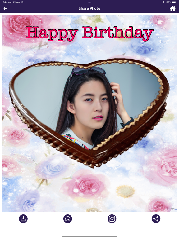 Birthday Photo Frames - Editor iPad screenshot 10 - Entertainment app