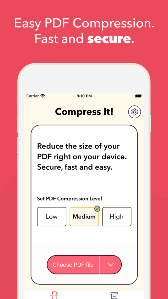 Compress It! PDF Compressor - 1.1 - (iOS)