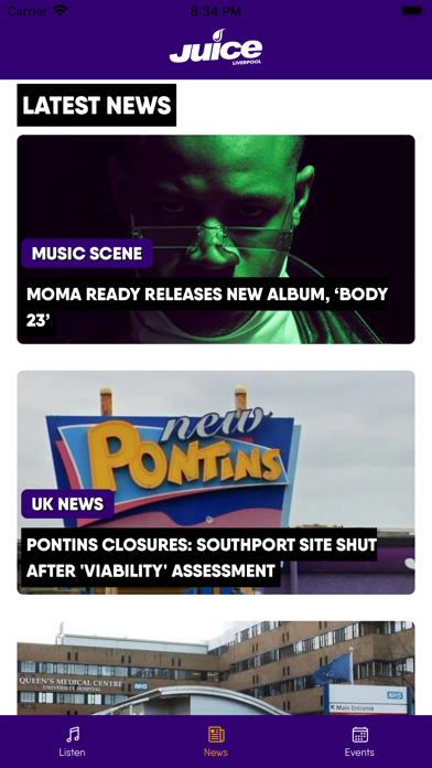 Juice Liverpool Screenshot