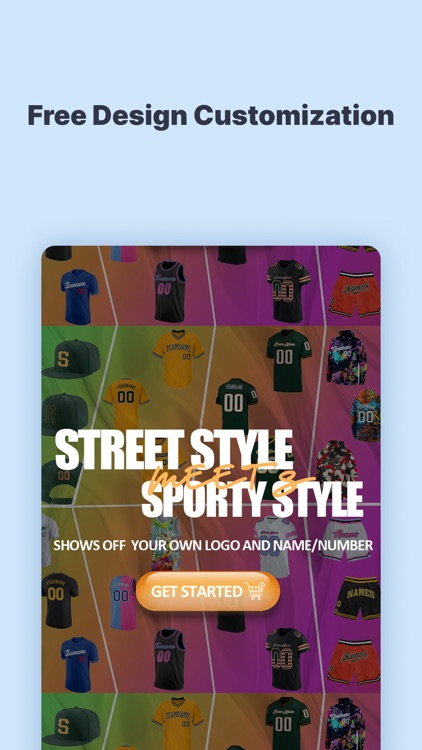 Custom baseball jersey