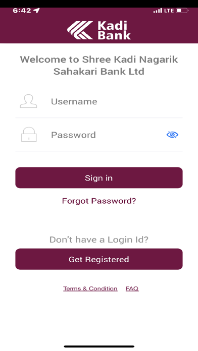 Shree Kadi Nagarik Bank Screenshot