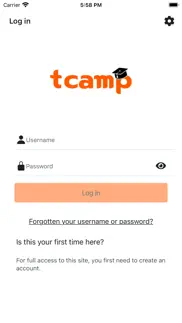 tcamp iphone screenshot 1