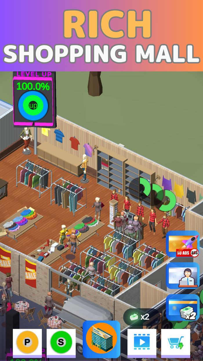 Idle Mall Tycoon - Tap Manager