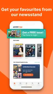 pocketmags digital newsstand iphone screenshot 2