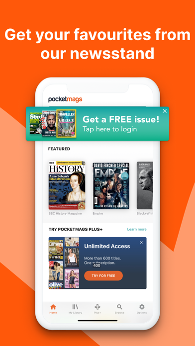 Pocketmags Digital Newsstand Screenshot