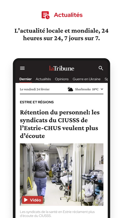 La Tribune Screenshot