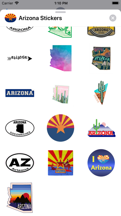 Screenshot #3 pour Arizona emoji - USA stickers