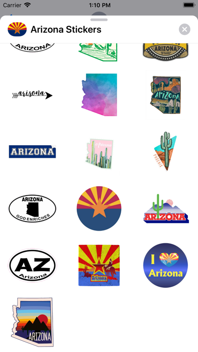 Arizona emoji - USA stickers Screenshot