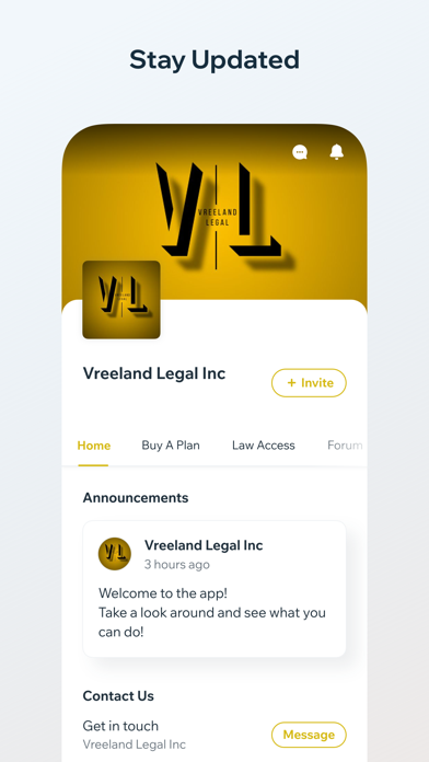 Vreeland Legal Inc Screenshot