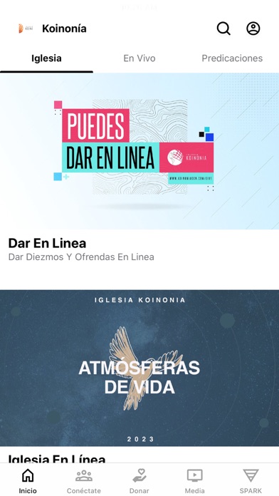 Iglesia Koinonía Screenshot