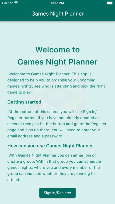 Games Night Plannerのおすすめ画像1