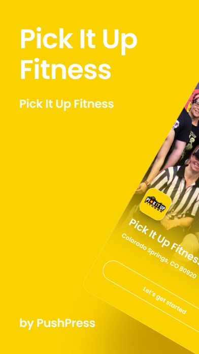 Screenshot #1 pour Pick It Up Fit