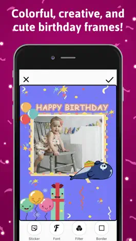 Game screenshot Happy Birthday Picture Frame! apk