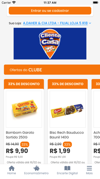 Cliente de Casa Screenshot