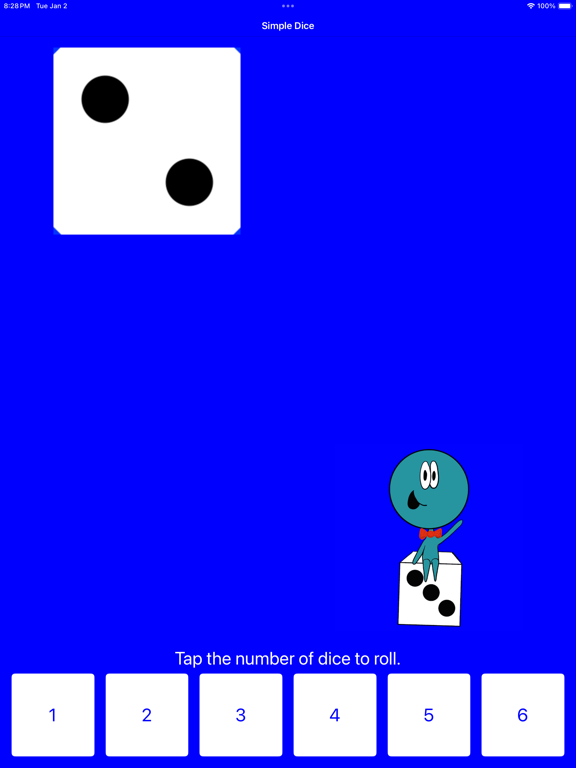 Screenshot #5 pour Simple Dice: Roll 1-6 Dice!