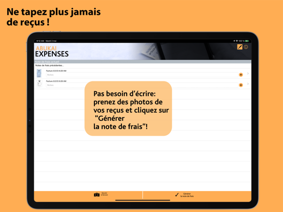 Screenshot #5 pour ABUKAI Notes de Frais