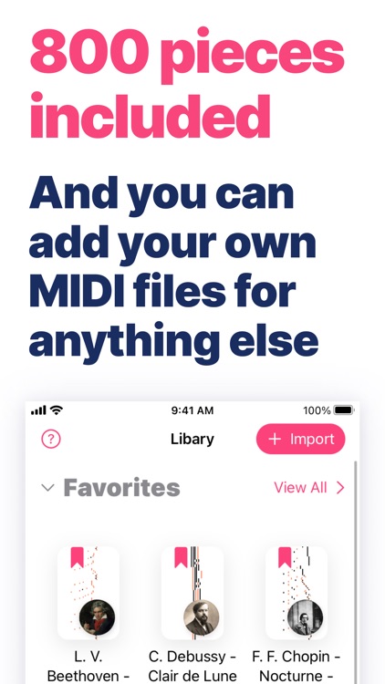 Piano store tabs app