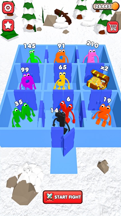 Merge Alphabet Room Maze Games