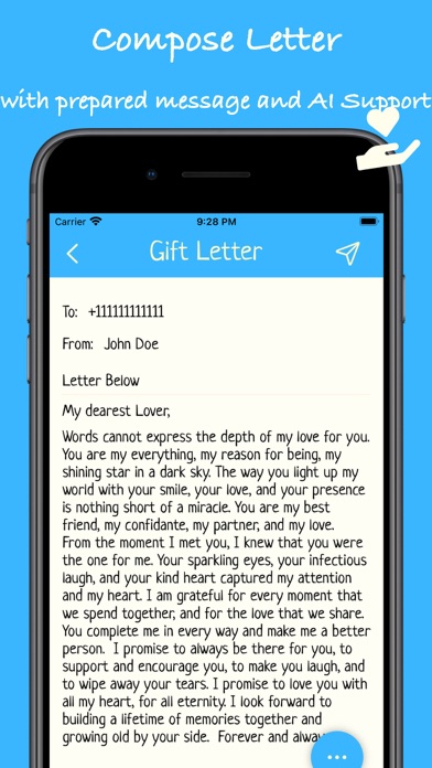 Letter Gift: Express Feelings Screenshot