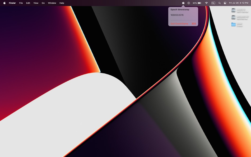 #2. EpochStamp (macOS) Podle: Kamaal Farah