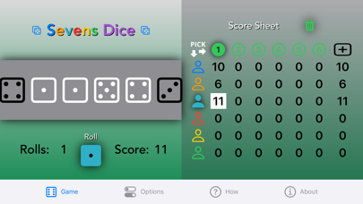 Sevens Dice screenshot 2