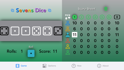 Sevens Dice Screenshot