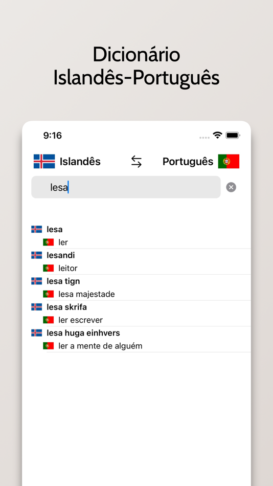 #3. Dicionário Islandês-Português (iOS) 来自: FB PUBLISHING LLC