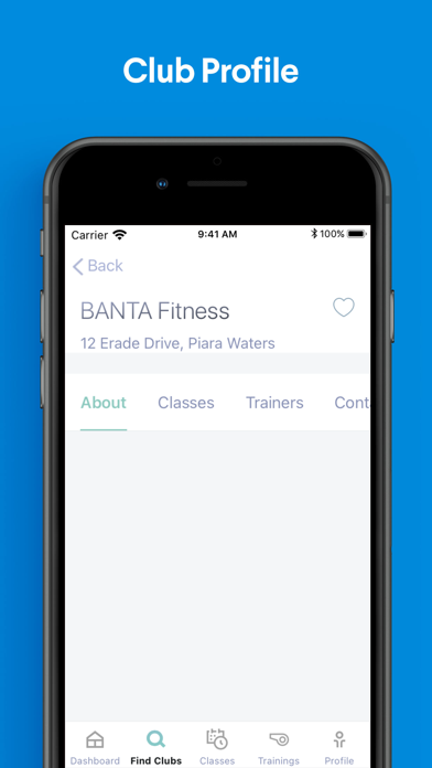 BANTA Fitness Screenshot