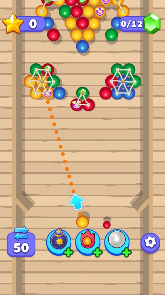 #8. Bubble Fall 3D (iOS) 由: Voodoo