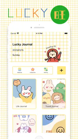 Game screenshot Lucky journal - Cute Diary mod apk