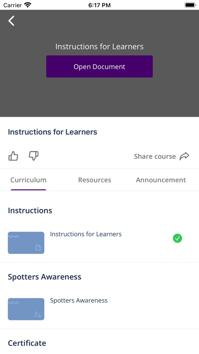 Dornan Learning Hub Screenshot