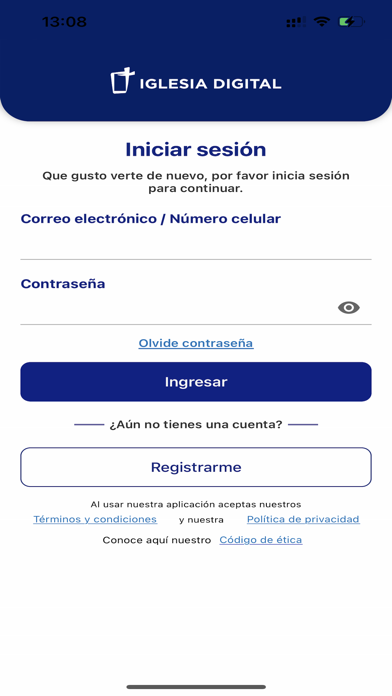 Iglesia Digital Screenshot