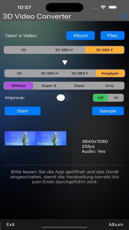 3D Video-Converter