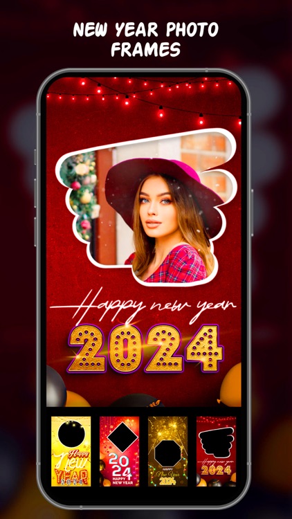 New Year Photo Frames & Cards screenshot-4