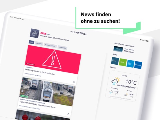 Screenshot #4 pour MDR AKTUELL - Nachrichten