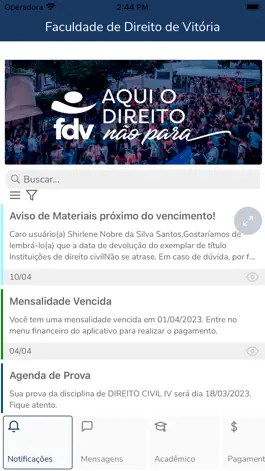 Game screenshot DIREITO-FDV hack